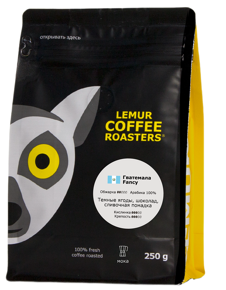 Гватемала Fancy, помол: Мока, 250 г