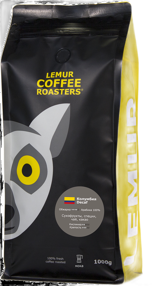 Колумбия Decaf Эспрессо, помол: Мока, 1000 г