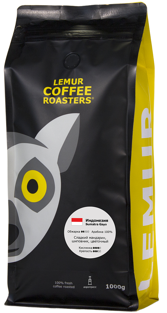Индонезия Sumatra Gayo, помол: Аэропресс, 1000 г
